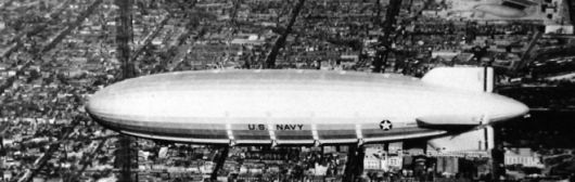 1930년대 미 해군이 운용한 비행선 ‘USS 애크런’. 제2차 세계대전 이전까지 공중 정찰과 초계 임무에 활용됐다. 출처=미 해군