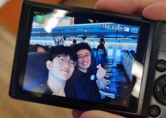 기증자 문주환씨(오른쪽) 생전 모습. 한국장기조직기증원 제공