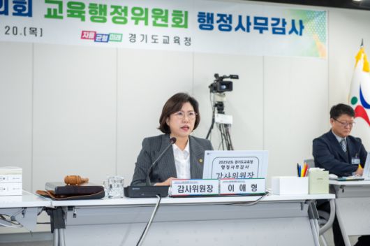 교육행정위원회 이애형 위원장.(사진=경기도의회)