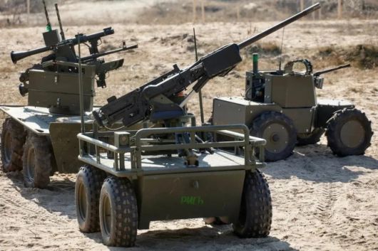우크라이나군의 다양한 무인지상차량(UGV) 자료사진