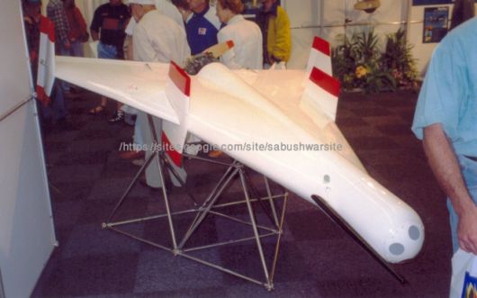 델타익-푸셔 프로펠러 설계의 원조로 불리는 남아공 켄트론의 ARD-10 대레이더 드론. 사진=엑스@darren_olivier