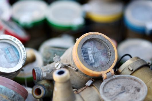 동파된 계량기들 - 서울 종로구 서울시설공단 중부수도관리소에 동파된 계량기가 보관돼 있다. 연합뉴스