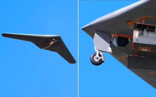 미군 스텔스 무인정찰기 RQ-170 센티널이 시험 비행 중인 모습. 미 국방부가 운용하는 RQ-170은 고고도 스텔스 정찰 임무에 투입되는 기체로, 이번 베네수엘라 작전에서도 사전 정찰 자산으로 활용됐을 가능성이 거론된다. 엑스(X·옛 트위터) OSINTWarfare 계정 갈무리