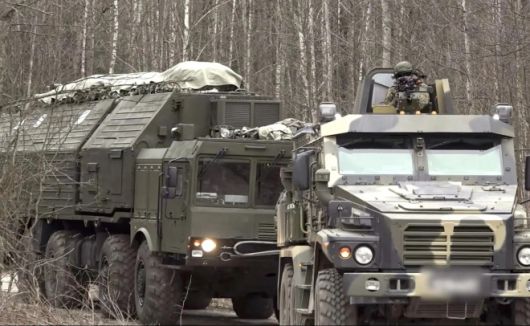 러시아의 최신 극초음속 중거리 미사일 ‘오레시니크’(Oreshnik)가 벨라루스에 배치되는 모습. EPA 연합뉴스