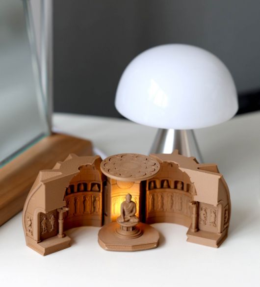 석굴암 조명. 국립박물관문화재단 제공