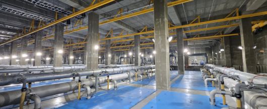 지하화한 제주시 도두동 공공하수처리시설의 모습. 제주 강동삼 기자