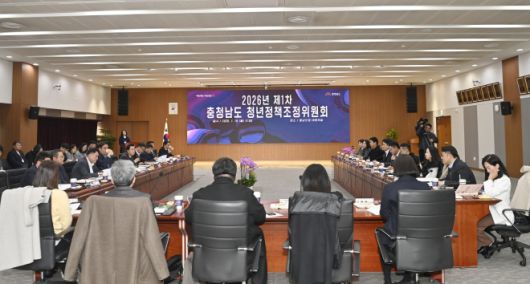 19일 ‘2026년 제1차 충남도 청년정책조정위원회’가 열리고 있다. 도 제공