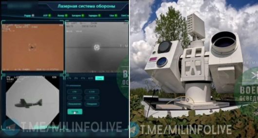 친러시아 텔레그램 기반 매체가 자국 부대에 중국산 레이저 무기가 배치돼 사용됐다고 보고했다. 텔레그램 캡처