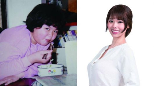 체중이 108㎏까지 증가한 뒤 무리한 다이어트로 폭식증을 겪었던 대만의 한 여성이 식습관을 바꿔 체중을 55㎏ 감량했다. 자료 : 대만 위엔수이출판