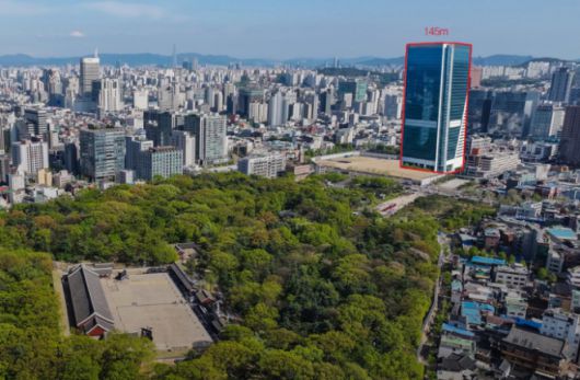 서울시 고시 내용을 바탕으로 만든 세운4구역 건물 가상도. 국민의힘 서울시당 제공