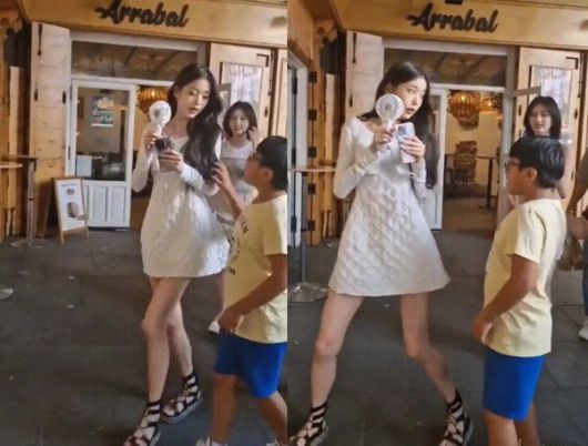 사진=맘카페에서 논란된 '장원영' 초등학생 대처 담긴 영상 / 온라인 커뮤니티 캡쳐