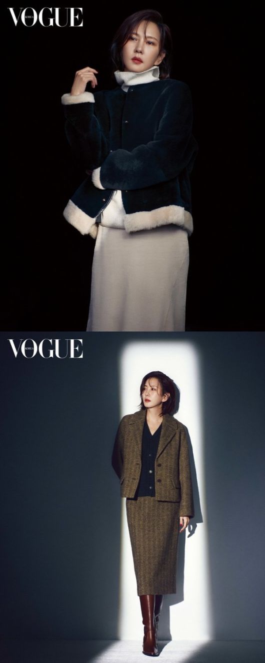 아이잗바바(IZZAT BABA)가 지난 보그 11월호에 공개한 배우 김남주와의 화보/ 아이잗바바 제공