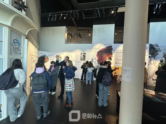 '웹툰시대 ' 전시장 풍경 / 사진제공 =  한국만화영상진흥원