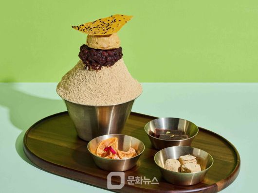더라운지 우도 땅콩 팥빙수 / 사진제공=더 플라자