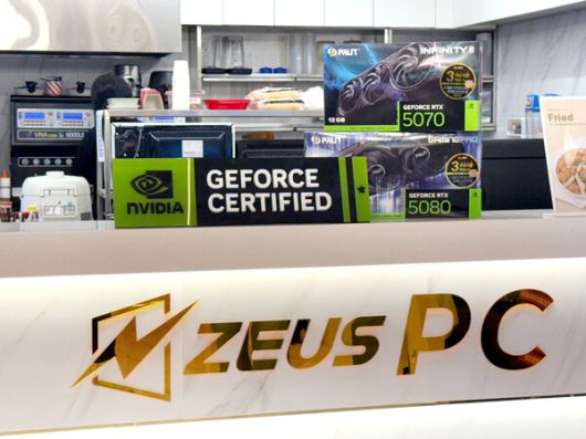 제우스 PC방 당산점, RTX™ 50시리즈 전 좌석 장착해 NVIDIA 공식 인증 PC방 선정 / 사진제공=제우스 PC방