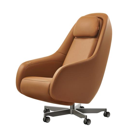 코웨이 비렉스 트리플체어 바퀴형 카멜브라운 / 사진제공=코웨이