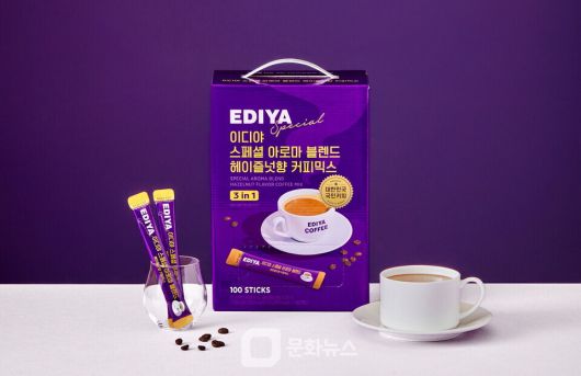 이디야커피, ‘스페셜 아로마 블렌드 헤이즐넛 향 커피믹스’ 출시 / 사진제공=이디야커피