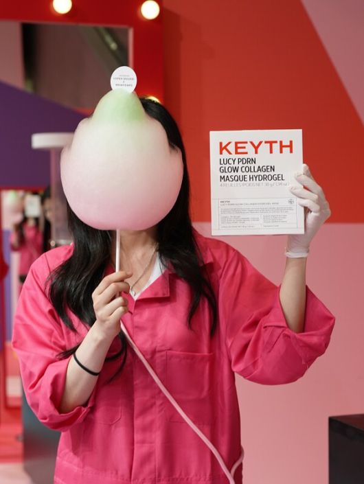 KEYTH(키스)가 프랑스 파리의 대표적인 백화점 쁘렝땅 오스만 본점에서 진행되는 K-뷰티 팝업 스토어에 참여했다.