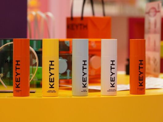 KEYTH(키스)가 프랑스 파리의 대표적인 백화점 쁘렝땅 오스만 본점에서 진행되는 K-뷰티 팝업 스토어에 참여했다.