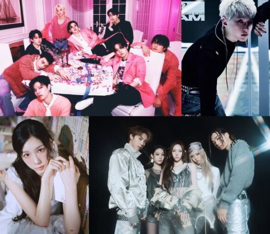 사진=JYP엔터테인먼트, 플레디스 엔터테인먼트, SM엔터테인먼트, 더블랙레이블