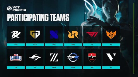 2026 VCT 퍼시픽 12개 참가 팀 / 사진=라이엇 게임즈