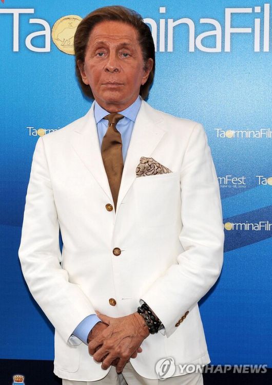 이탈리아 패션디자이너 발렌티노 가라바니. /연합뉴스