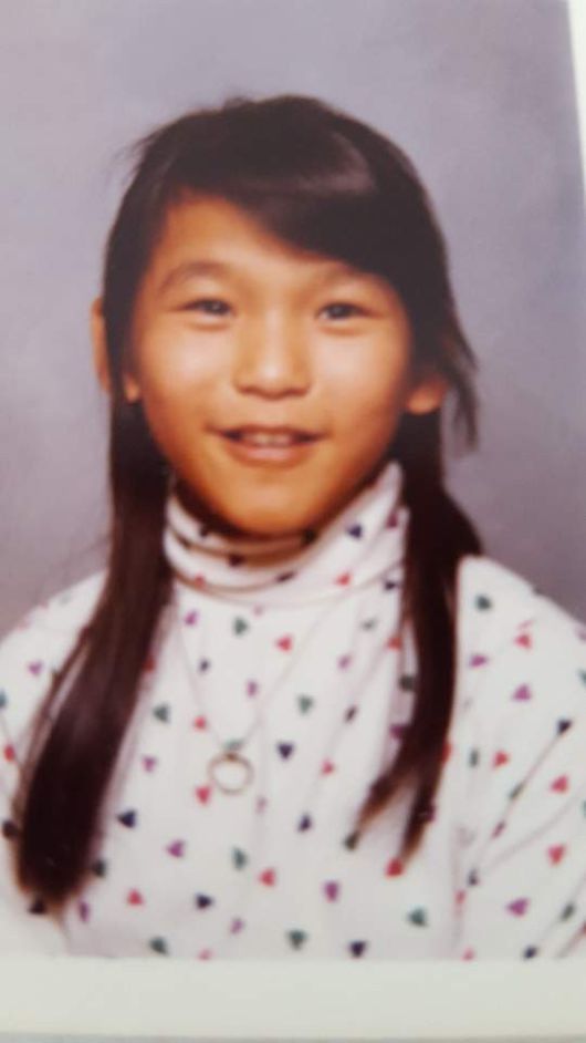 어린 시절의 상애씨./사진제공=경찰청