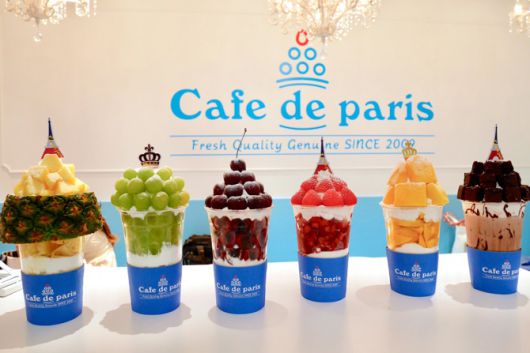 과일 파르페 전문점 '카페 드 파리' /사진=카페드파리