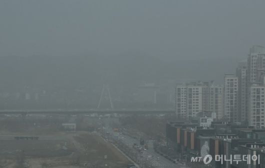 인천 송도IBS타워에서 바라본 내륙