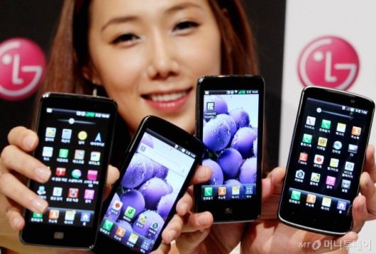 LG전자 '옵티머스 LTE' 발표회 모습 /사진=홍봉진기자 honggga@
