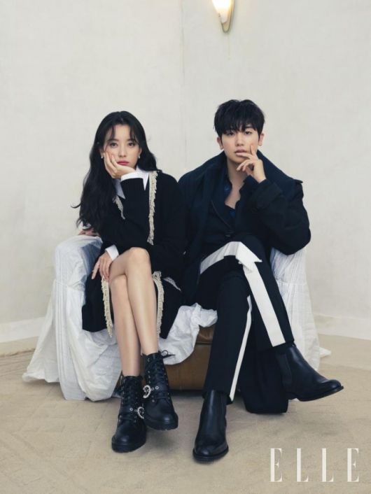 배우 한효주, 박형식/사진제공=엘르코리아