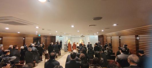 27일 오전 서울 서대문구 세브란스병원 장례식장에서 고(故) 전두환씨 영결식이 진행되고 있다. /사진=공동취재진