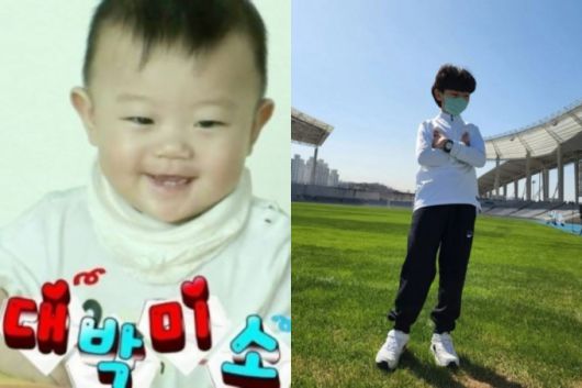 전 축구선수 이동국 아들 이시안 / 사진=KBS2 '슈퍼맨이 돌아왔다' 방송화면 캡처, 이동국 가족 인스타그램 캡처