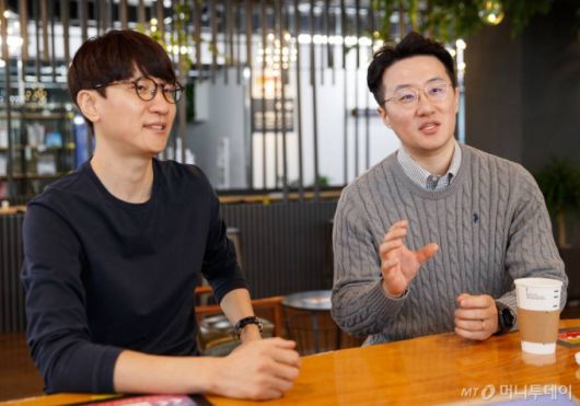 앤틀러 강지호(왼쪽), 정사은 대표 인터뷰 /사진=이기범 기자 leekb@