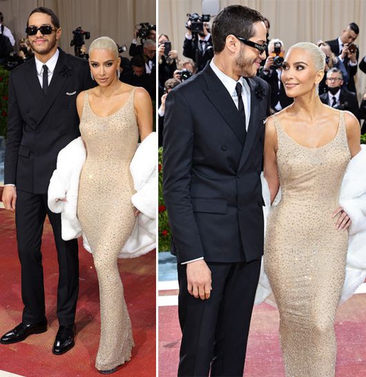 할리우드 스타 킴 카다시안과 그의 13세 연하 남자친구인 코미디언 피트 데이비슨/AFPBBNews=뉴스1