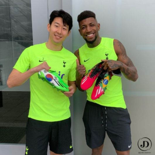 손흥민과 팀 동료 에메르송 로얄. /사진=조던 도슨 인스타그램