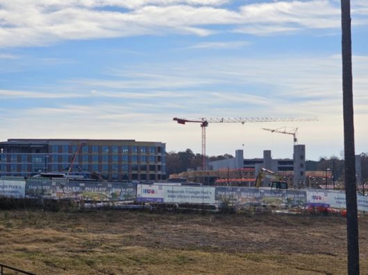 RTP에는 신규 건물들이 계속 들어서고 있다./사진= 정진우 기자