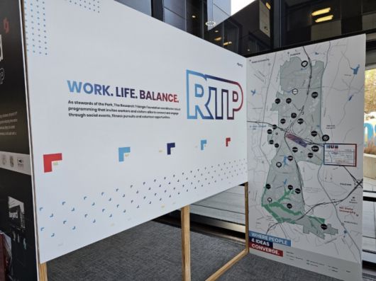 RTP에 위치한 기업들 위치도