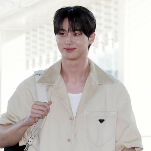 지난달 13일 배우 변우석이 태국 팬미팅 일정을 소화하기 위해 인천국제공항을 통해 출국하는 모습. /2024.06.13. /사진=머니투데이DB