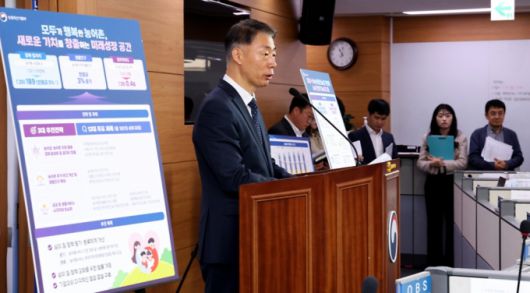 박성우 농림축산식품부 농촌정책국장이 27일 세종시 정부세종청사에서 제5차 농업인 삶의 질 향상 기본계획을 발표하고 있다. 2004년 농업인 삶의 질 향상 및 농어촌 지역개발에 관한 특별법이 제정된 이후 다섯번째 발표되는 이번 계획은 '모두가 행복한 농어촌, 새로운 가치를 창출하는 미래의 성장 공간'이라는 비전 아래 3대 전략, 12대 주요 과제, 180개 세부 과제를 21개 부처·청이 공동으로 추진하게 된다. 2025.3.27/뉴스1