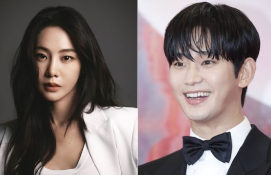 배우 한지은(왼쪽)과 김수현./사진=그램엔터테인먼트 제공, 뉴스1