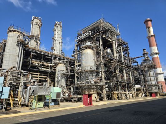 SK이노베이션 울산콤플렉스(울산CLX) 내 SAF 코프로세싱 설비 전경./사진=SK이노베이션 제공