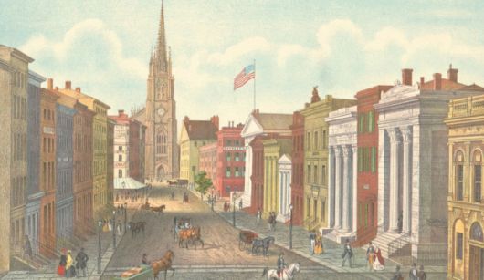 1847년의 월스트리트 /사진=금융세계여행