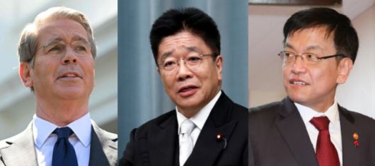 스콧 베선트 미국 재무장관(왼쪽), 가토 가쓰노부 일본 재무상(가운데), 최상목 경제부총리 겸 기획재정부 장관./사진=뉴스1