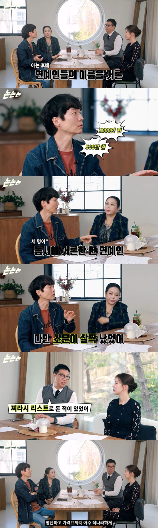 그룹 컨츄리꼬꼬 출신 방송인 신정환이 한 후배 여성 연예인의 성접대에 대해 폭로했다. /사진=유튜브 채널 '채널고정해' 영상