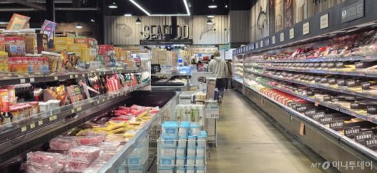 미국 뉴저지주 한인마트. /사진=심재현 특파원