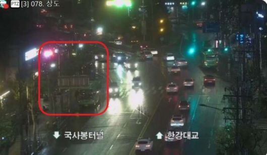 서울 동작구 상도동 교통사고 현장. /사진=서울시 미래첨단 교통과