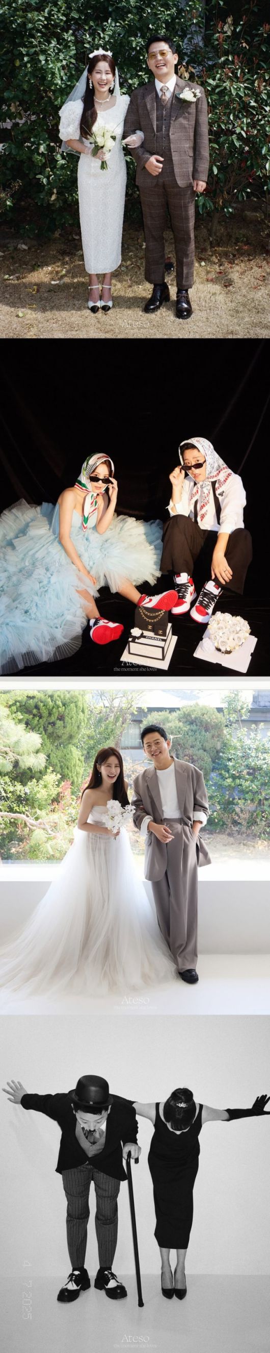 방송인 김지민이 게시한 웨딩사진./사진=김지인 인스타그램 화면캡쳐