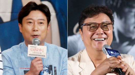 가수 남진(오른쪽)과 개그맨 이수근. 두 사람의 소속사는 최근 당사 관계자를 사칭한 노쇼 사건이 발생하고 있다며 소상공인 주의를 당부했다. /사진=머니투데이DB, 뉴스1