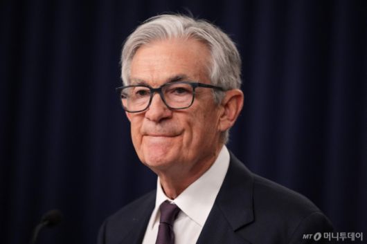 (워싱턴 AFP=뉴스1) 정지윤 기자 = 제롬 파월 연방준비제도(Fed) 의장이 7일(현지시간) 연방공개시장위원회(FOMC) 회의 후 기자회견에서 발언하고 있다. 2025.05.07  ⓒ AFP=뉴스1  Copyright (C) 뉴스1. All rights reserved. 무단 전재 및 재배포,  AI학습 이용 금지. /사진=(워싱턴 AFP=뉴스1) 정지윤 기자